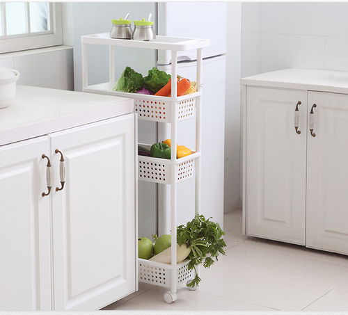 厨房空间大师 宝优妮22cm缝隙置物架，解锁高效收纳新维度